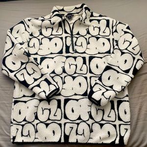 BOOHOOMAN Half Zip-Up Fleece - Size Small Men’s